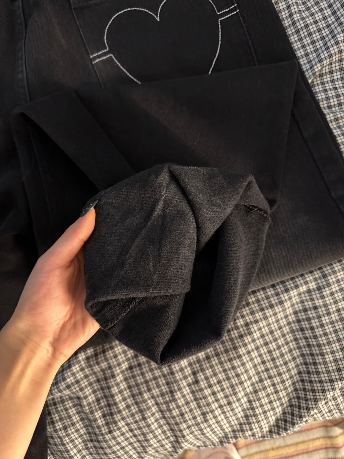 까르네볼렌테 하트 데님팬츠 상품이미지4