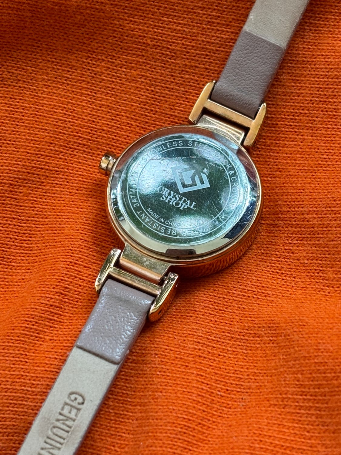 vintage crystal shop leather watch  상품이미지7