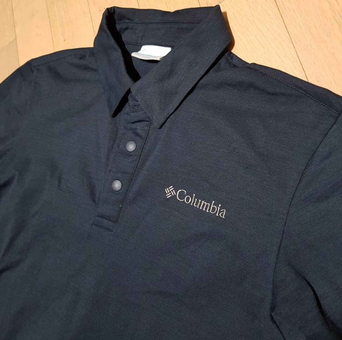 95 /미사용/ 컬럼비아 / 긴팔 기능성폴리셔츠 네이비/407-002 상품이미지1
