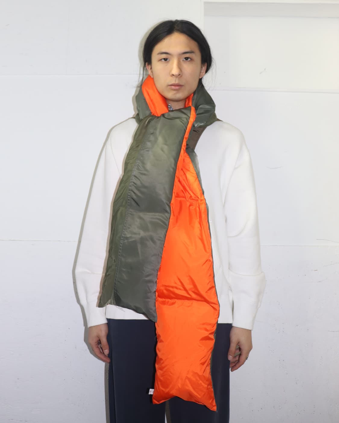 파세타즘 MA-1 다운 머플러 상품이미지2