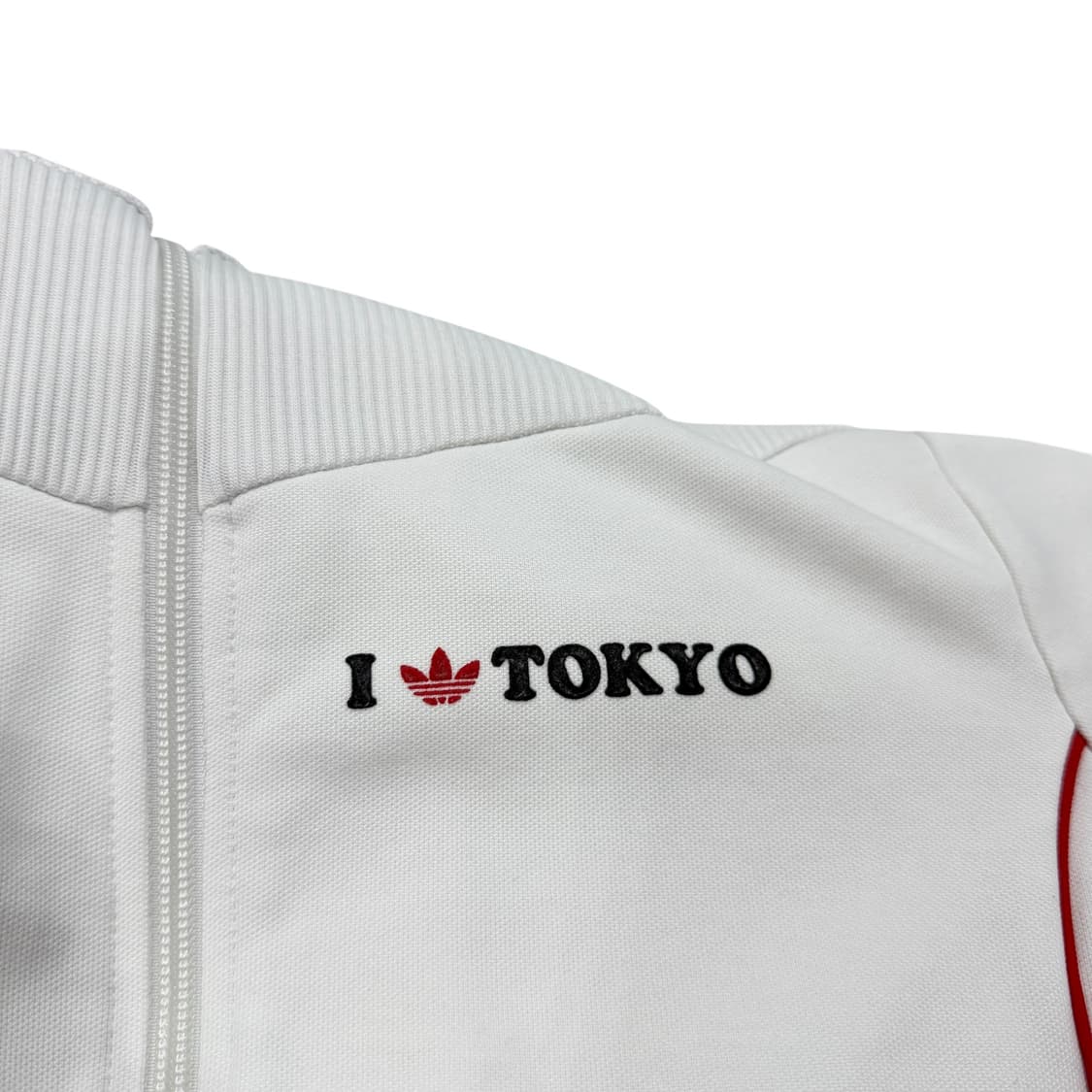 아디다스 빈티지 일본 도쿄 트랙탑 져지 자켓 화이트 레드 M 95 상품이미지7