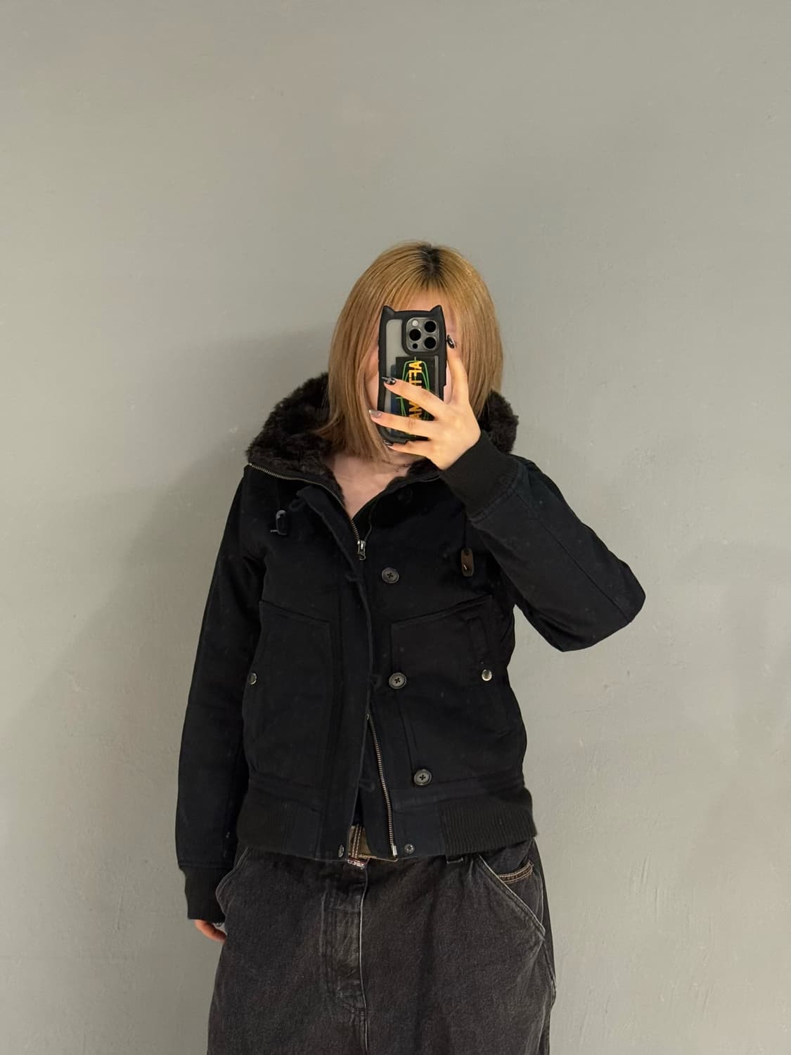 Beams fur trimming n2b cotton jumper 상품이미지2