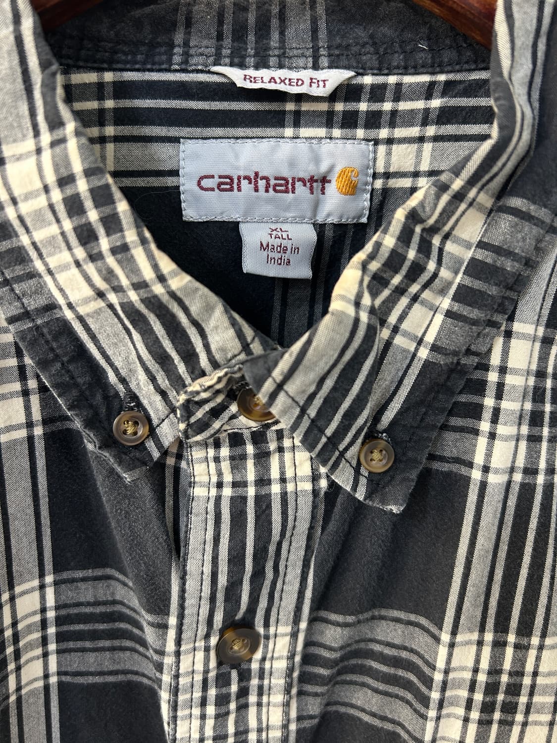 칼하트 체크 반팔 셔츠 상품이미지4