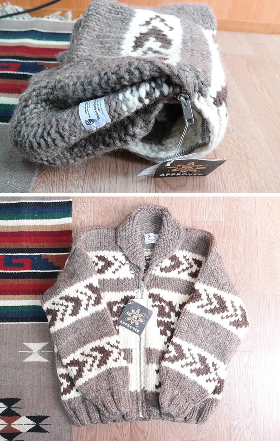 캐나다 핸드메이드 코위찬 스웨터 새제품 퀄 높은 클래식 상품이미지2