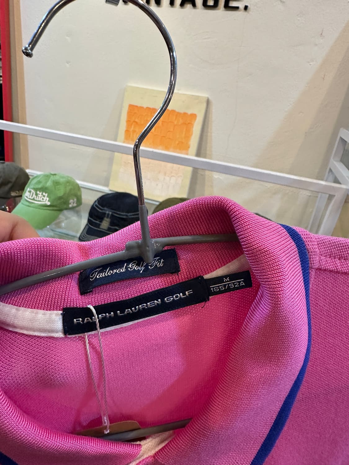 폴로 랄프로렌 우먼스 골프 빅포니 반팔 카라티 핑크 M 상품이미지4