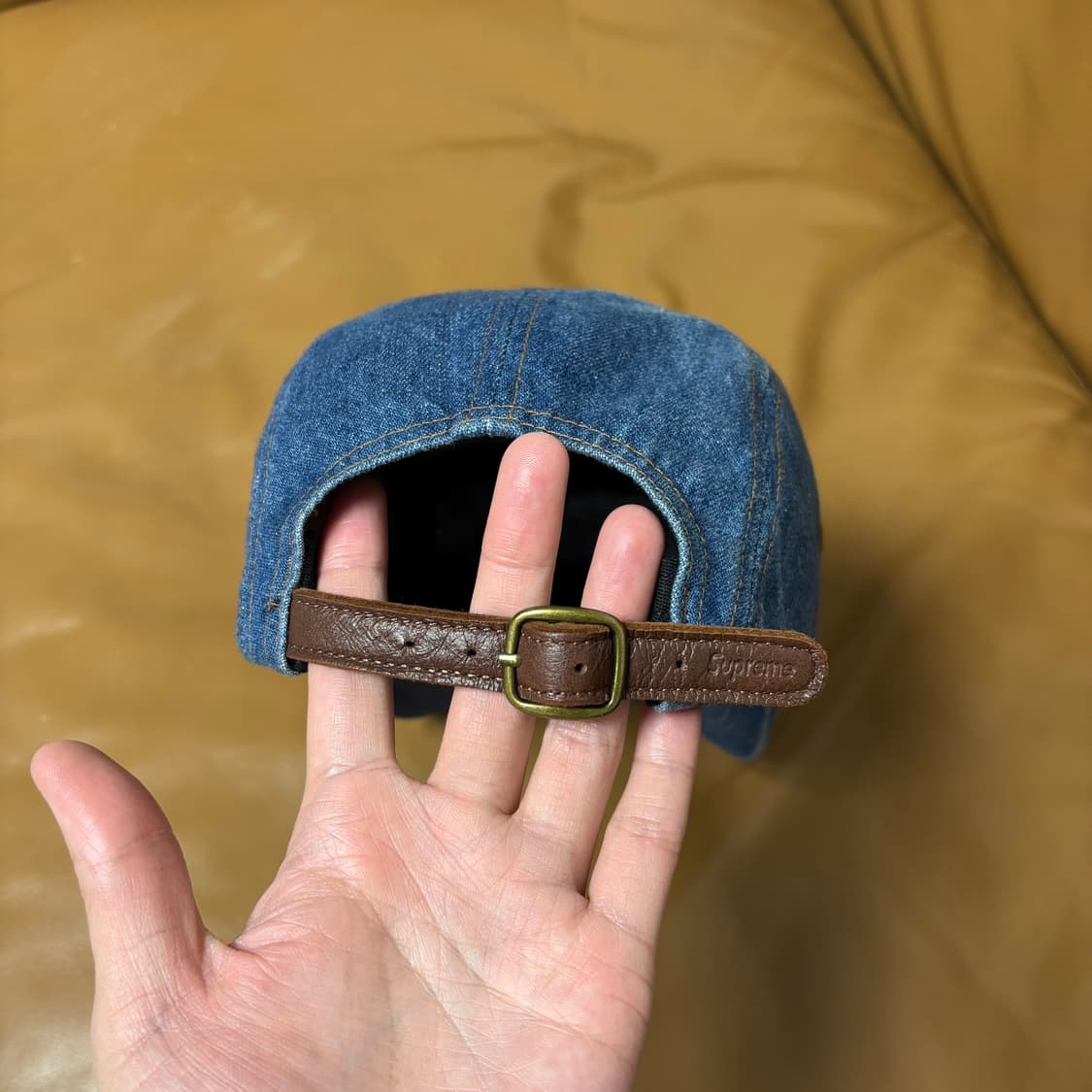 슈프림 캠프캡 모자 박스로고 22FW 데님 상품이미지7