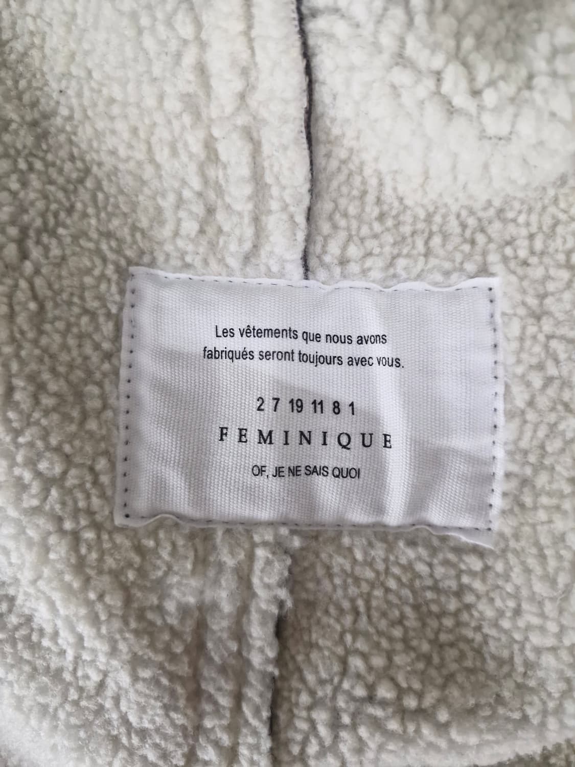 페미니크(FEMINIQUE)코벤트 무스탕/아방 벌룬핏 상품이미지6