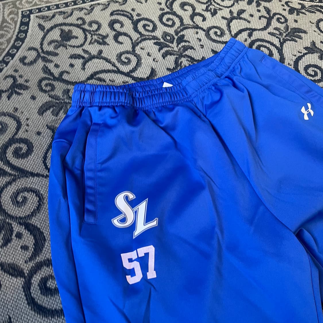 110 언더아머 삼성라이온즈 지급용 트레이닝 팬츠/W2329 상품이미지3