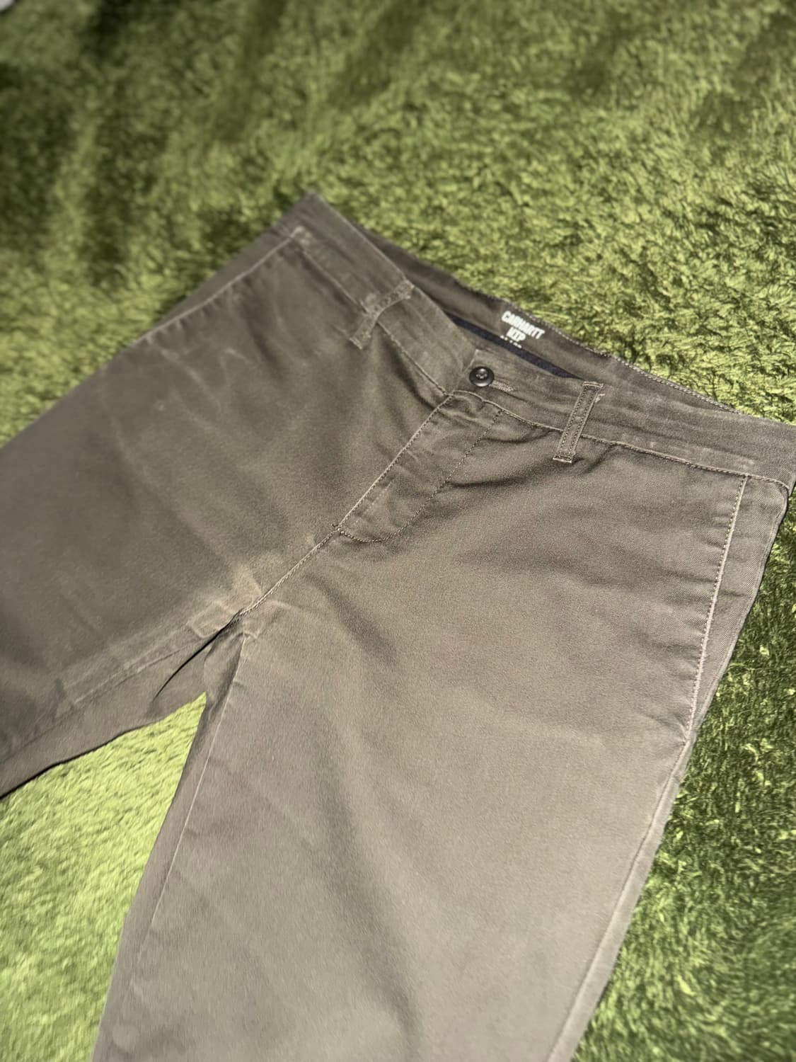 [34X32] 칼하트 WIP SID 시드 팬츠 올리브 상품이미지2