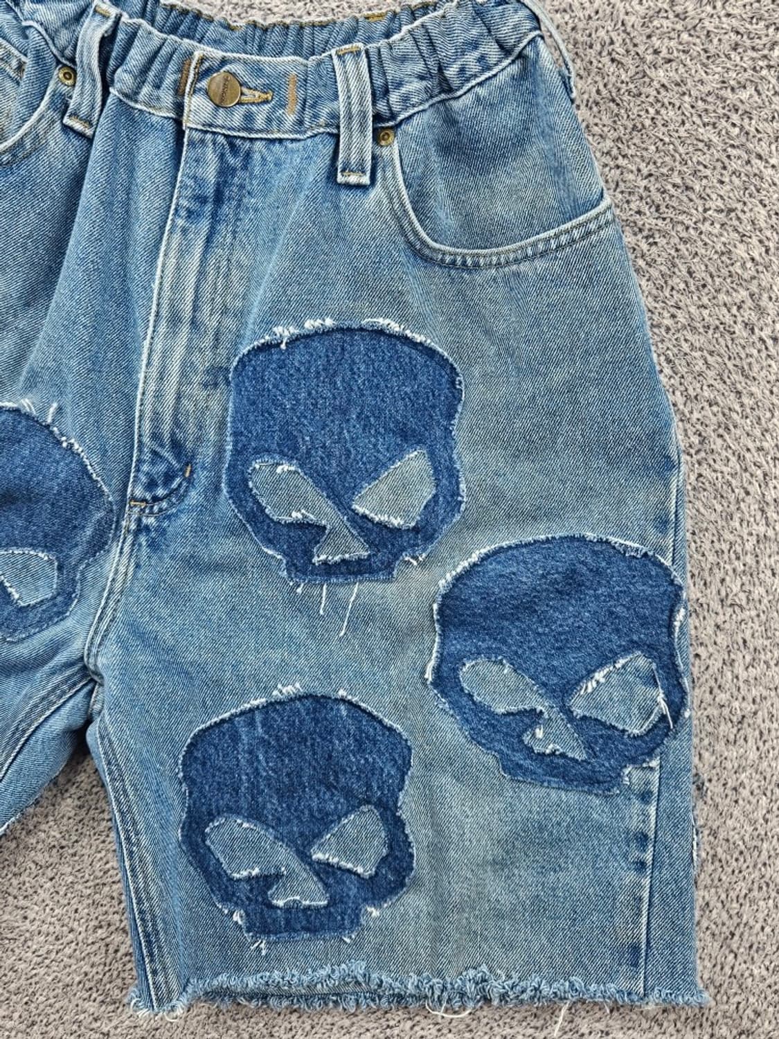 칼하트X할리데이비슨 커스텀 데님 쇼츠 반바지 ( 42" ) / 11645 상품이미지6