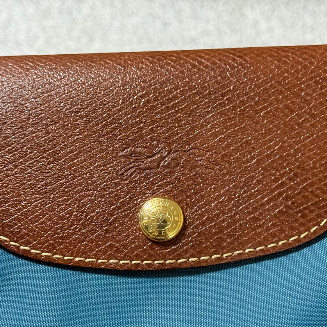 롱샴 르 플리아쥬 오리지널 토트백 코발트 블루 상품이미지5