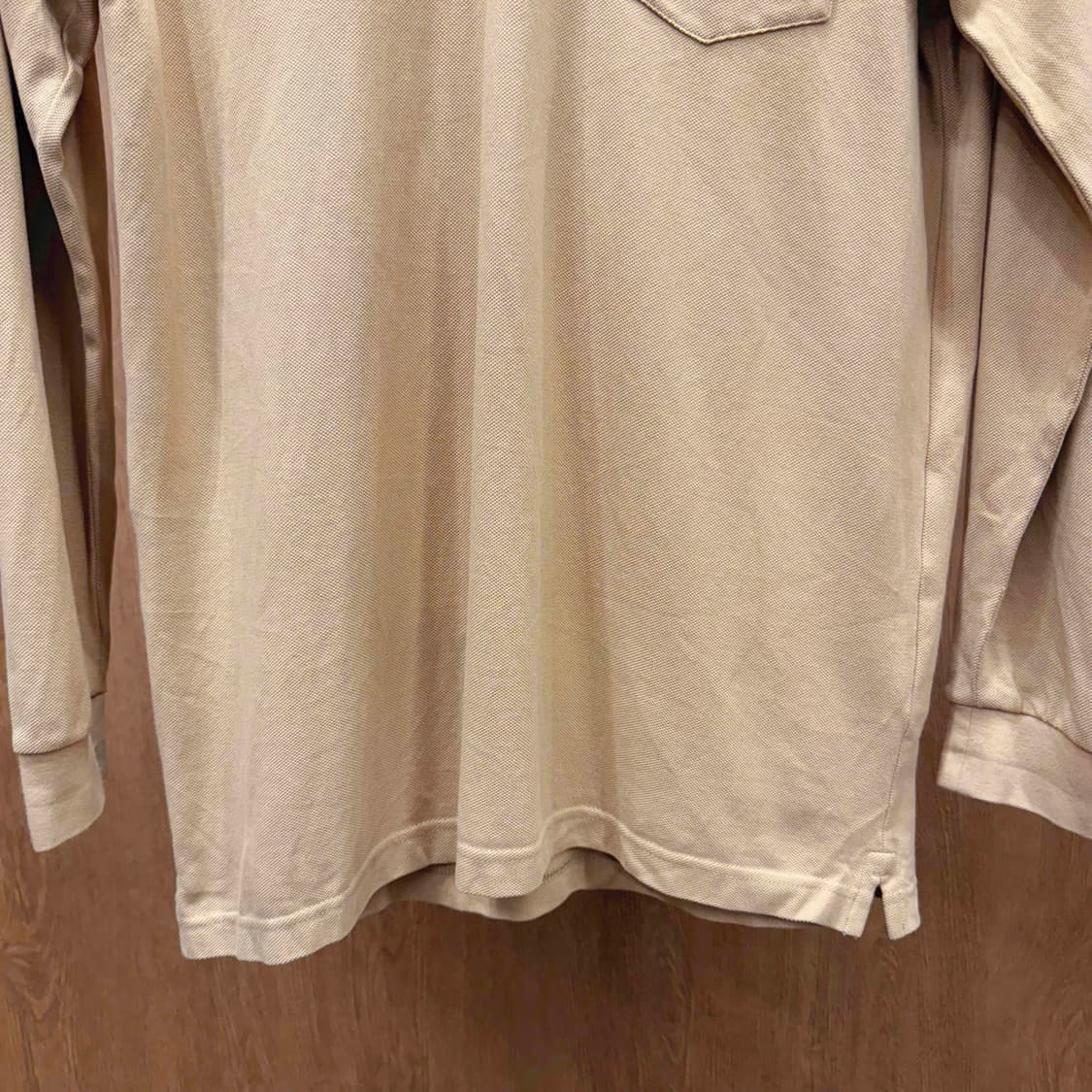 버버리 런던 코튼 긴팔 카라티 포켓 디테일 클래식 베이지 상품이미지5