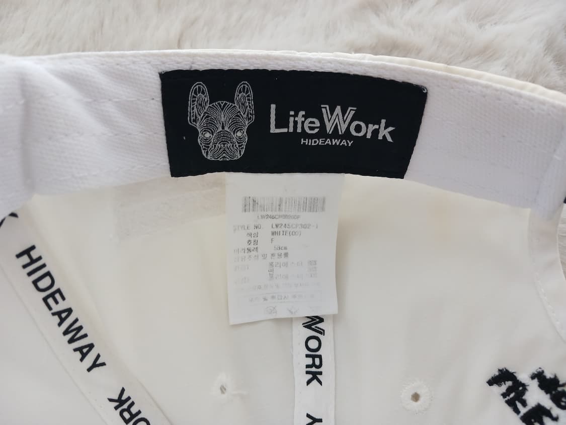 라이프워크 정품 남여공용 모자 free 사이즈 상품이미지7