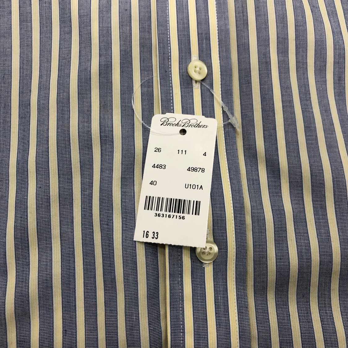 브룩스브라더스 폴로셔츠 트레디셔널핏 논아이언 스트라이프 셔츠 16 상품이미지3