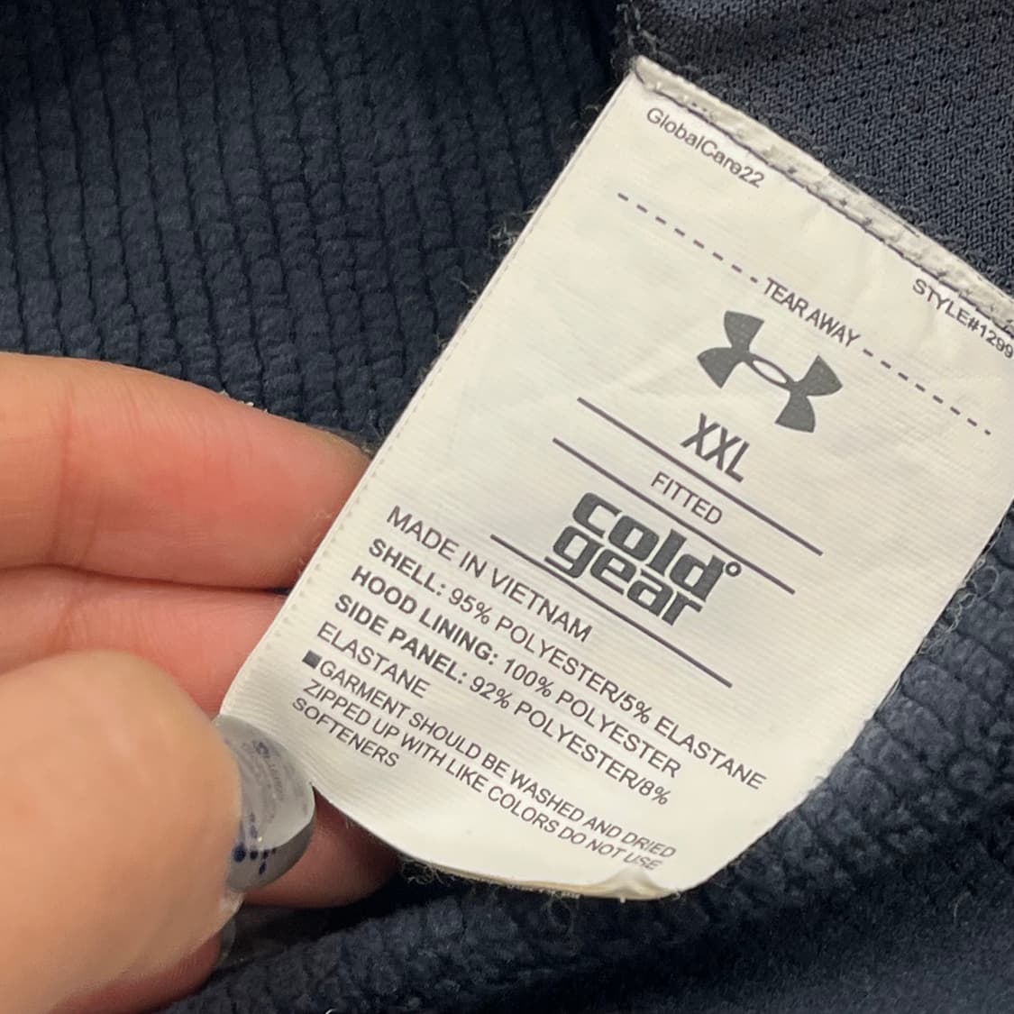 2XL 언더아머 후드 집업 상품이미지6