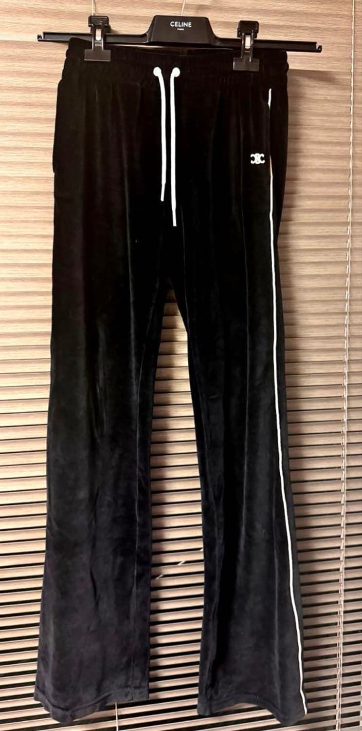 셀린느 23fw 트리옹프 벨벳 트랙 팬츠 상품이미지2