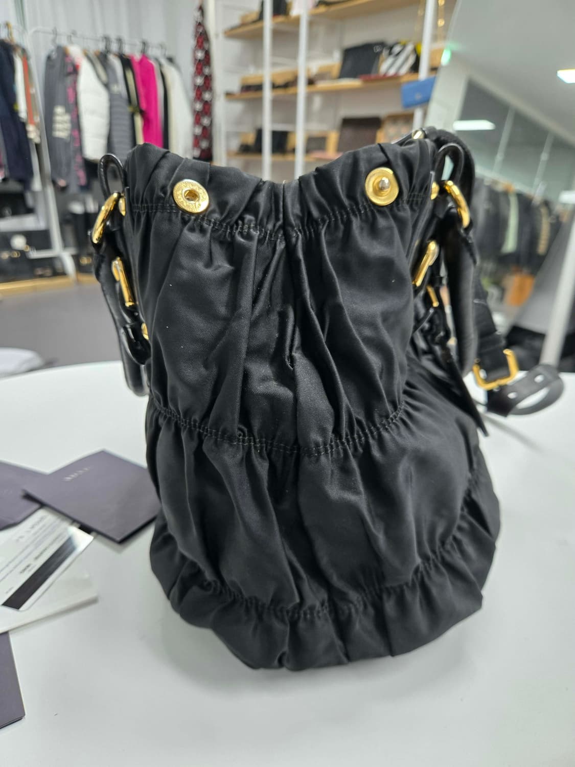 [A급컨디션]프라다 고프레백 상품이미지4