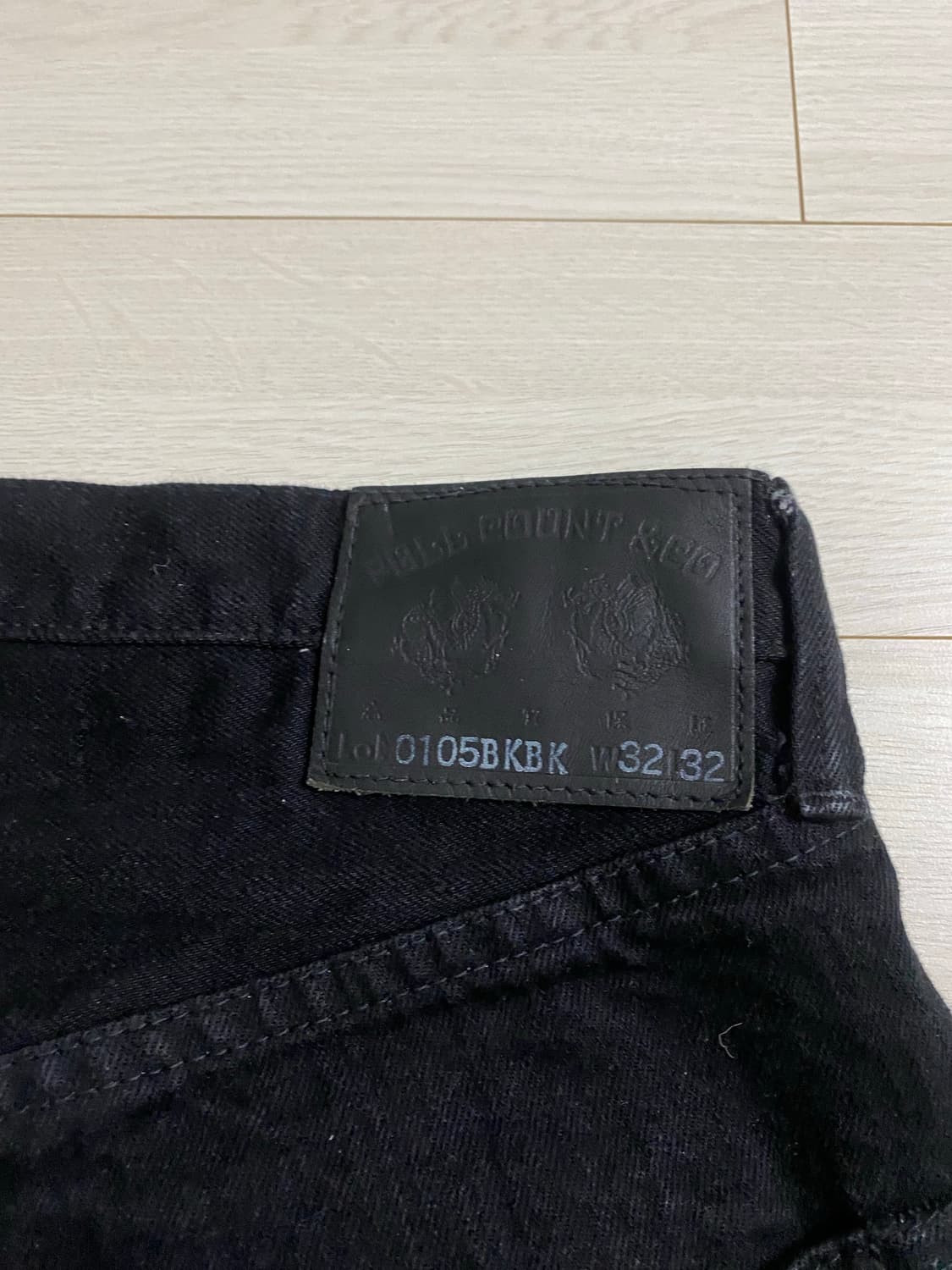 풀카운트 0105 bkbk 블랙온블랙 데님 32 상품이미지3