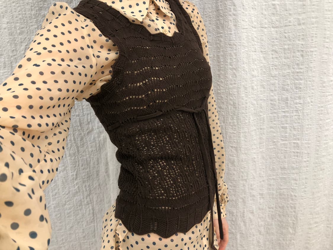 deep mocha knit sleeveless 상품이미지6