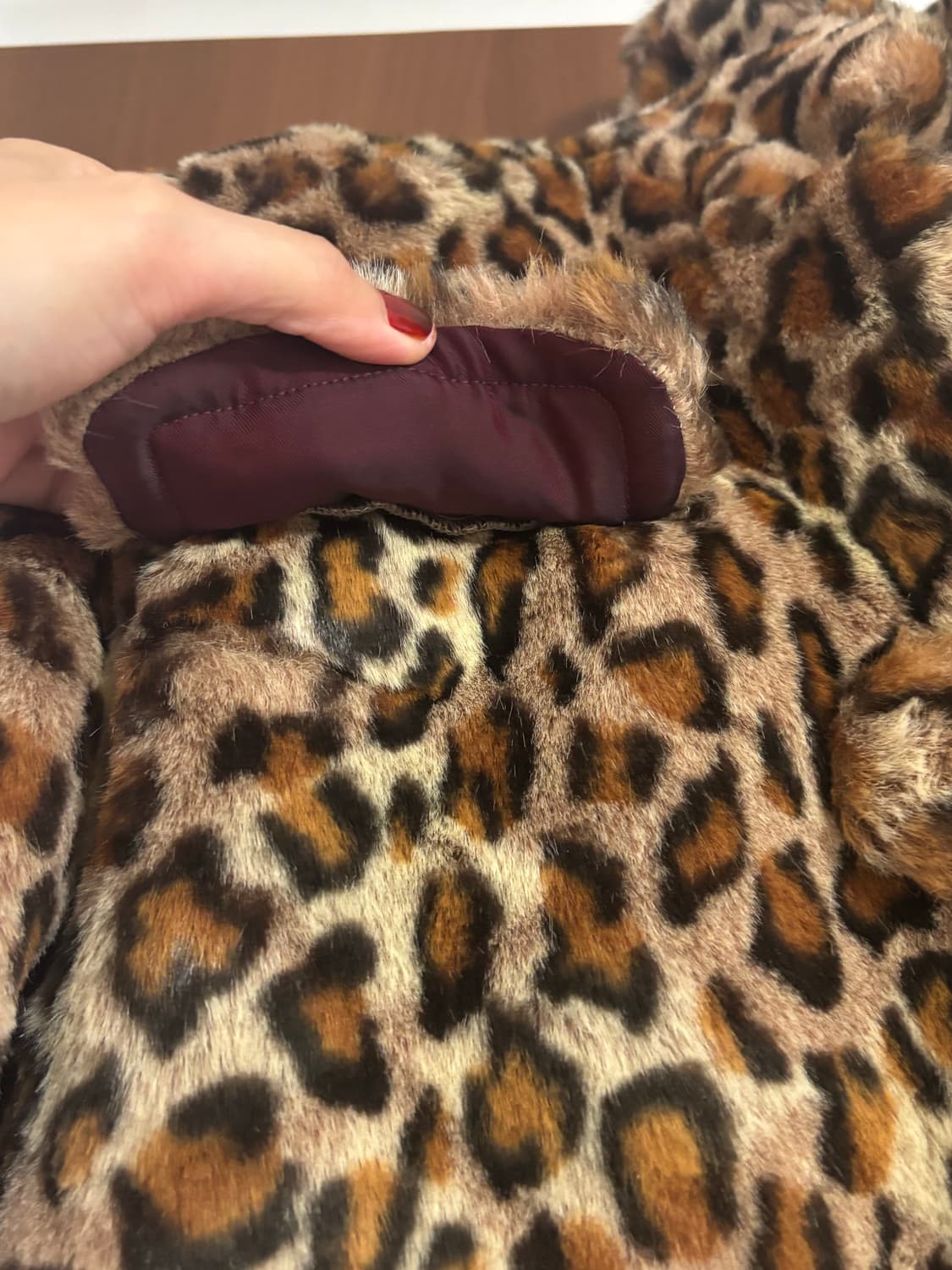 준야와타나베 레오파드 퍼 자켓 상품이미지4