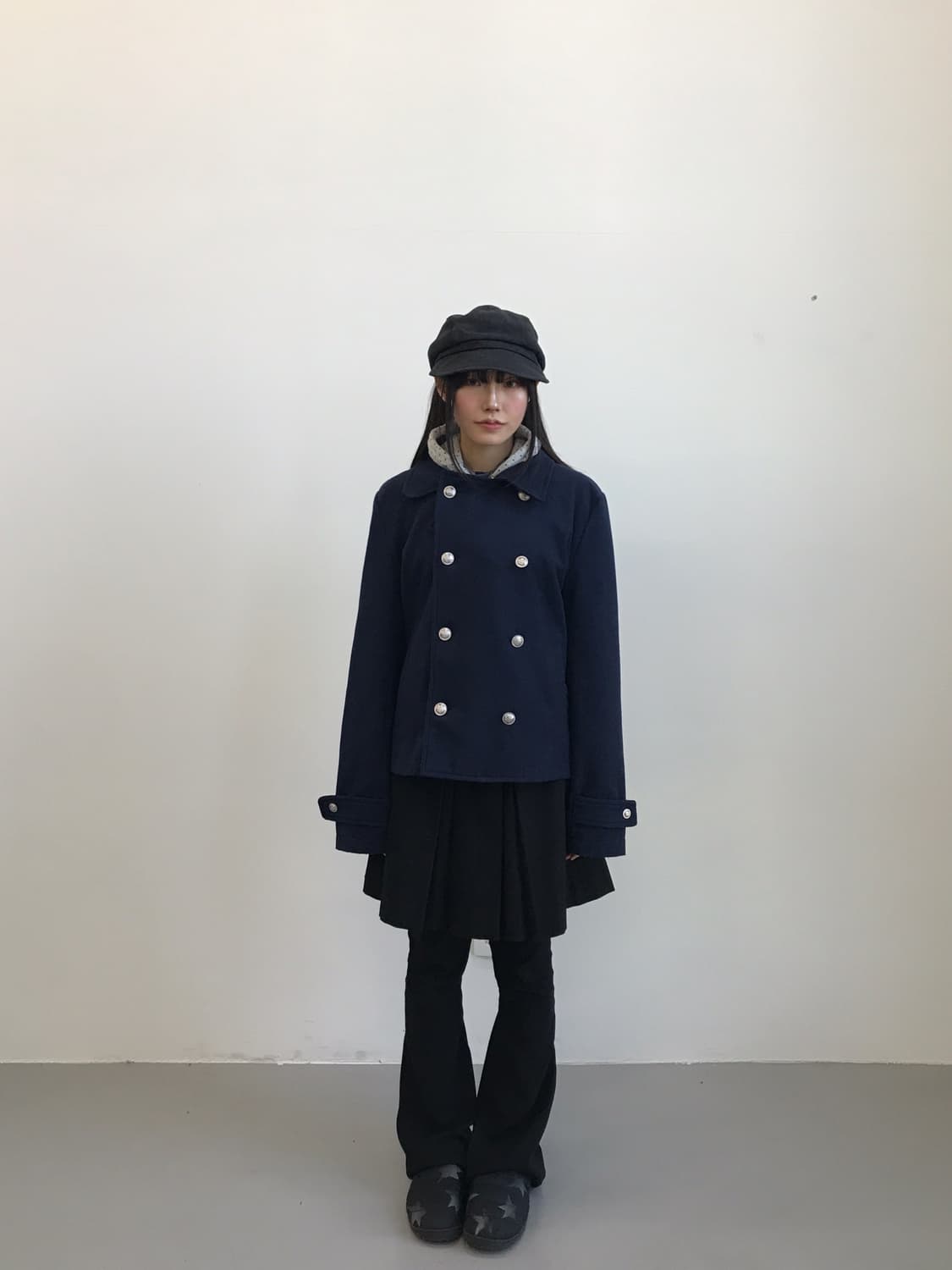 Jpn Classic Double Breasted Pea Coat 상품이미지1