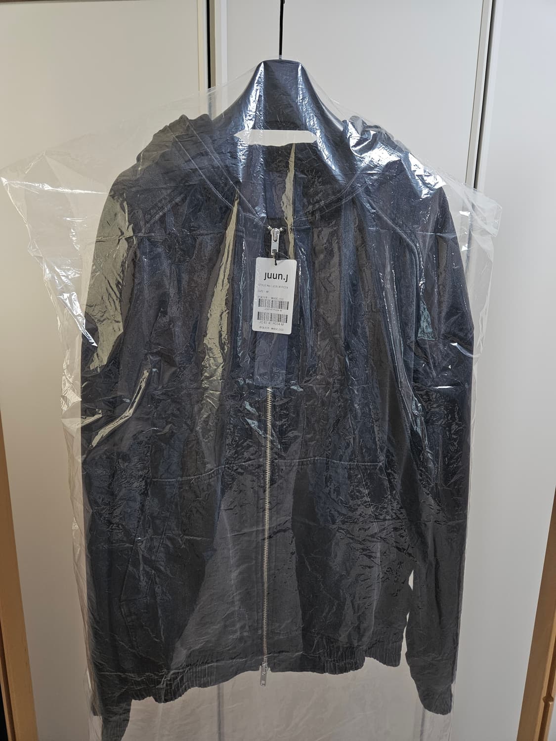 준지/ 26SS 데님 더블 레이어드 후드 집업/ M 상품이미지7