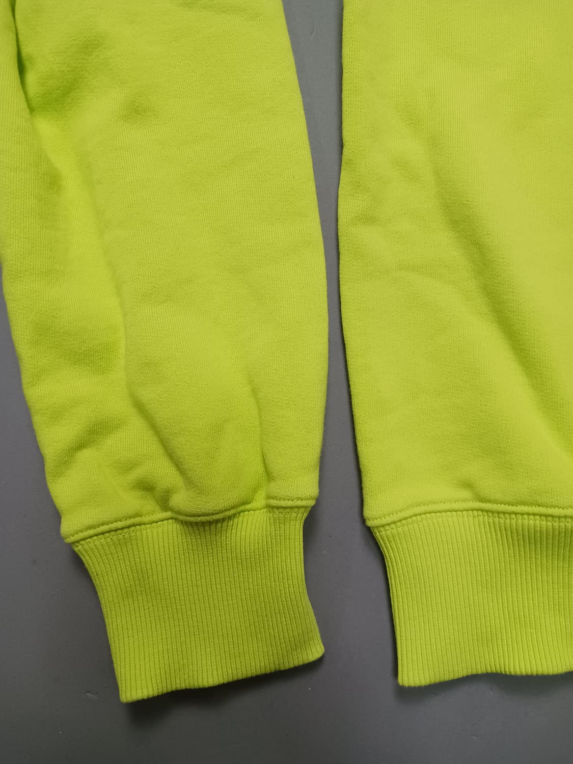 [L] MSGM 밀라노 형광 라임 맨투맨 티셔츠 상품이미지4