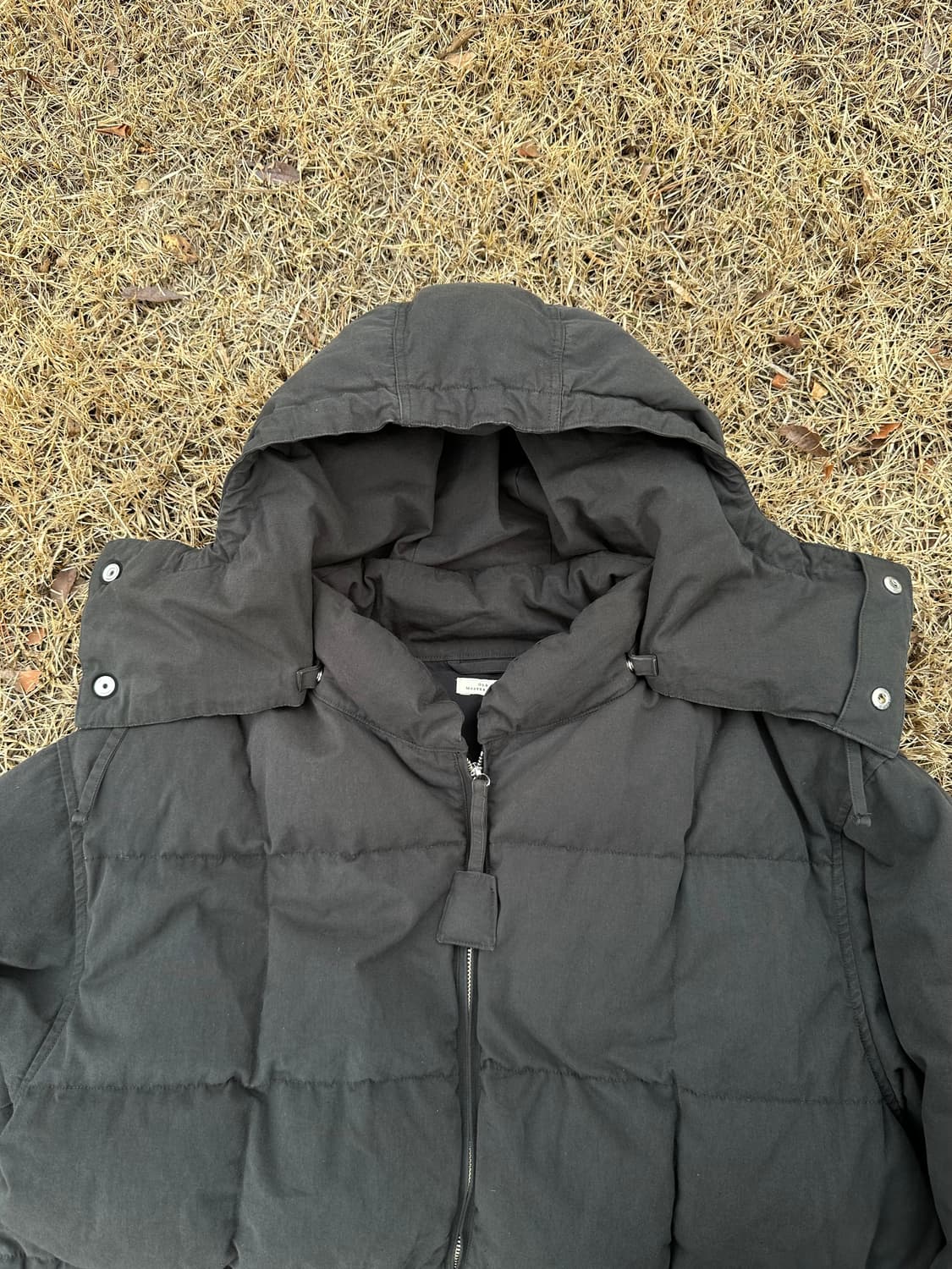 42오늘만 택포85만)23fw올드조 알파인 파티나 다운코트 그라파이트 상품이미지6