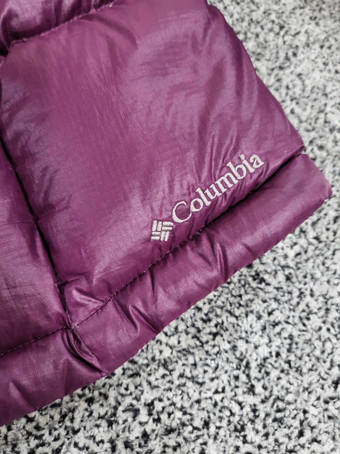 컬럼비아(COLUMBIA) 퍼플 컬러 패딩  상품이미지6