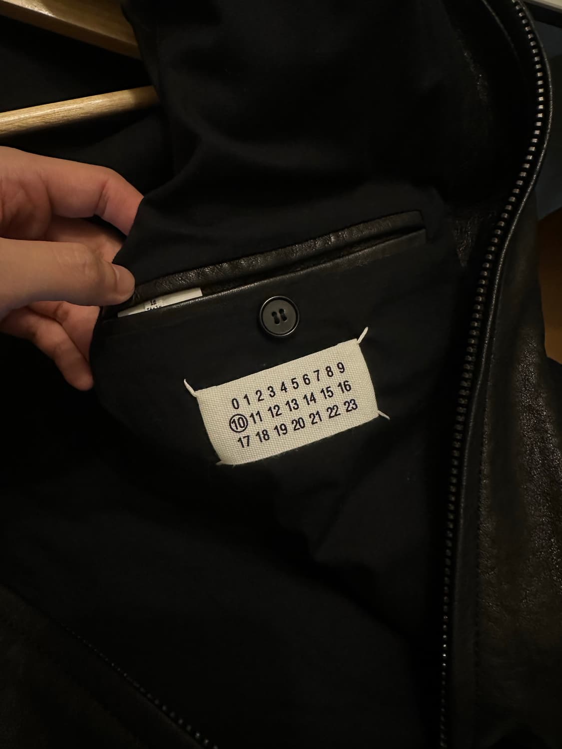 마르지엘라 14ss lambskin leather jacket 46 상품이미지3