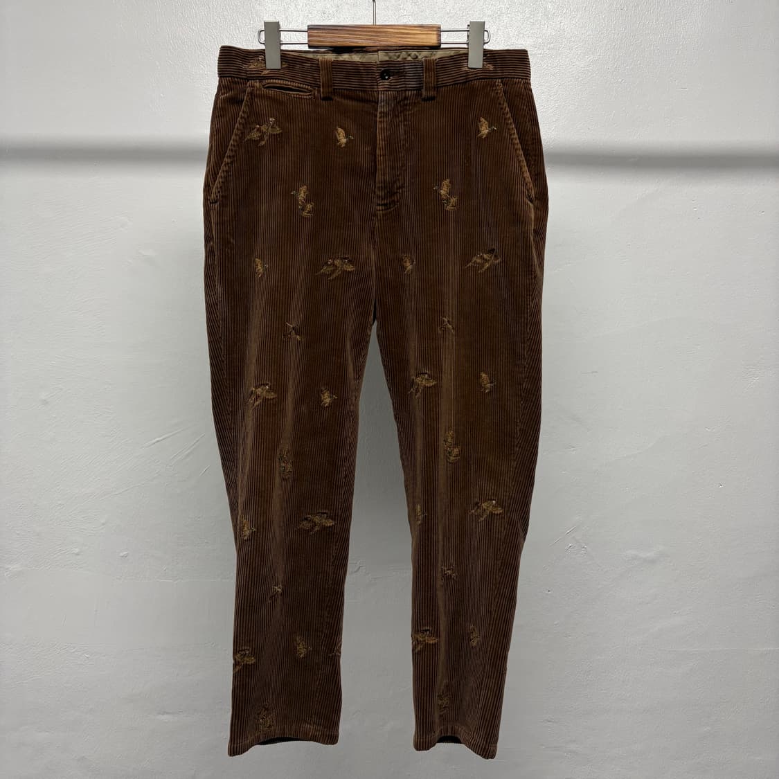 폴로 오리 자수 코듀로이 팬츠 상품이미지1