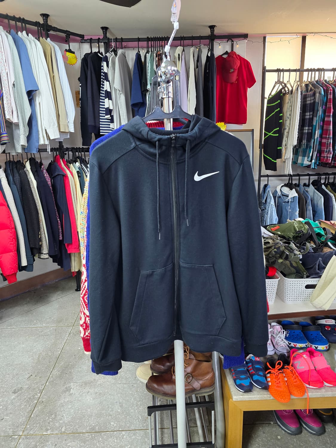 나이키 블랙 후드집업 (1306) 상품이미지1