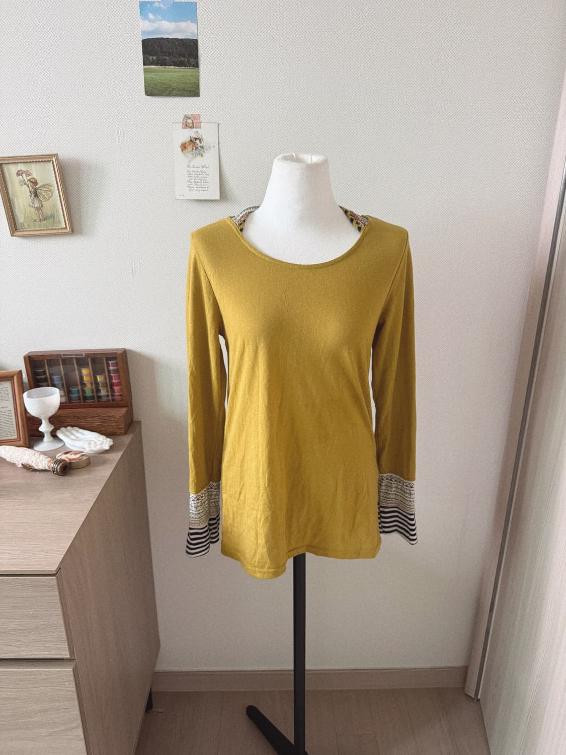 소매 포인트 모리걸 긴팔티 상품이미지1