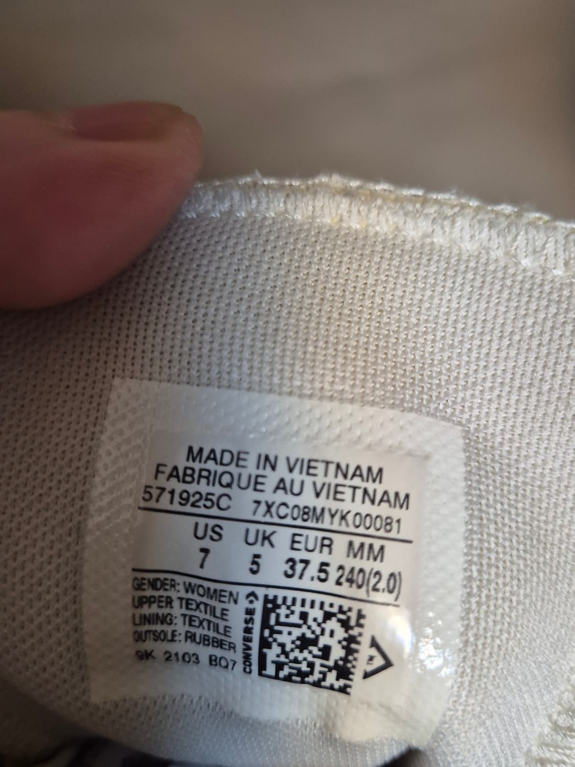 컨버스 올스타 아카이브 프린트 에그렛 여자. 240 상품이미지7