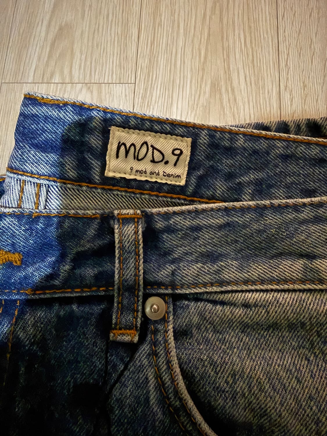 모드나인 MIDBLUE 데님 팬츠 33 상품이미지10