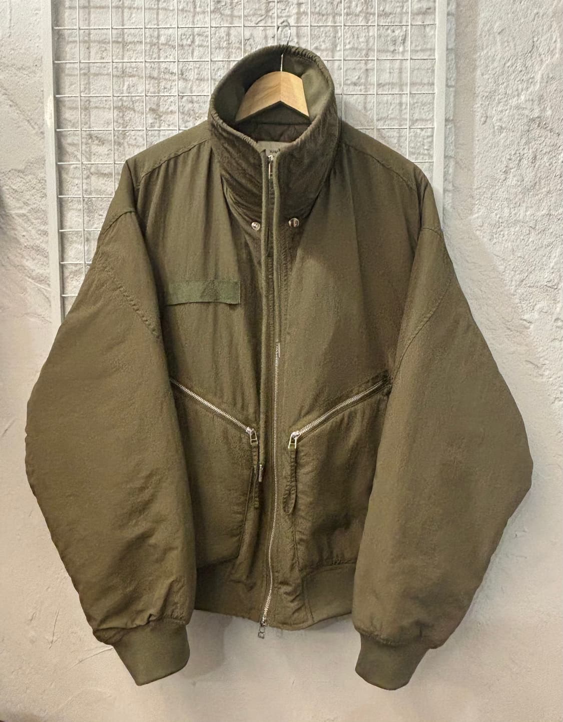 키뮤어 카키 페디드 MA-1 자켓 XL 상품이미지1