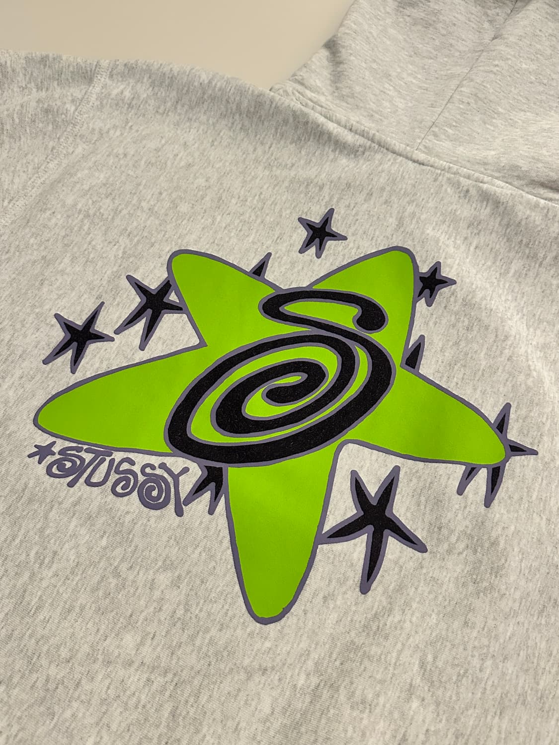 스투시 갤럭시 후드 애쉬 헤더 상품이미지1