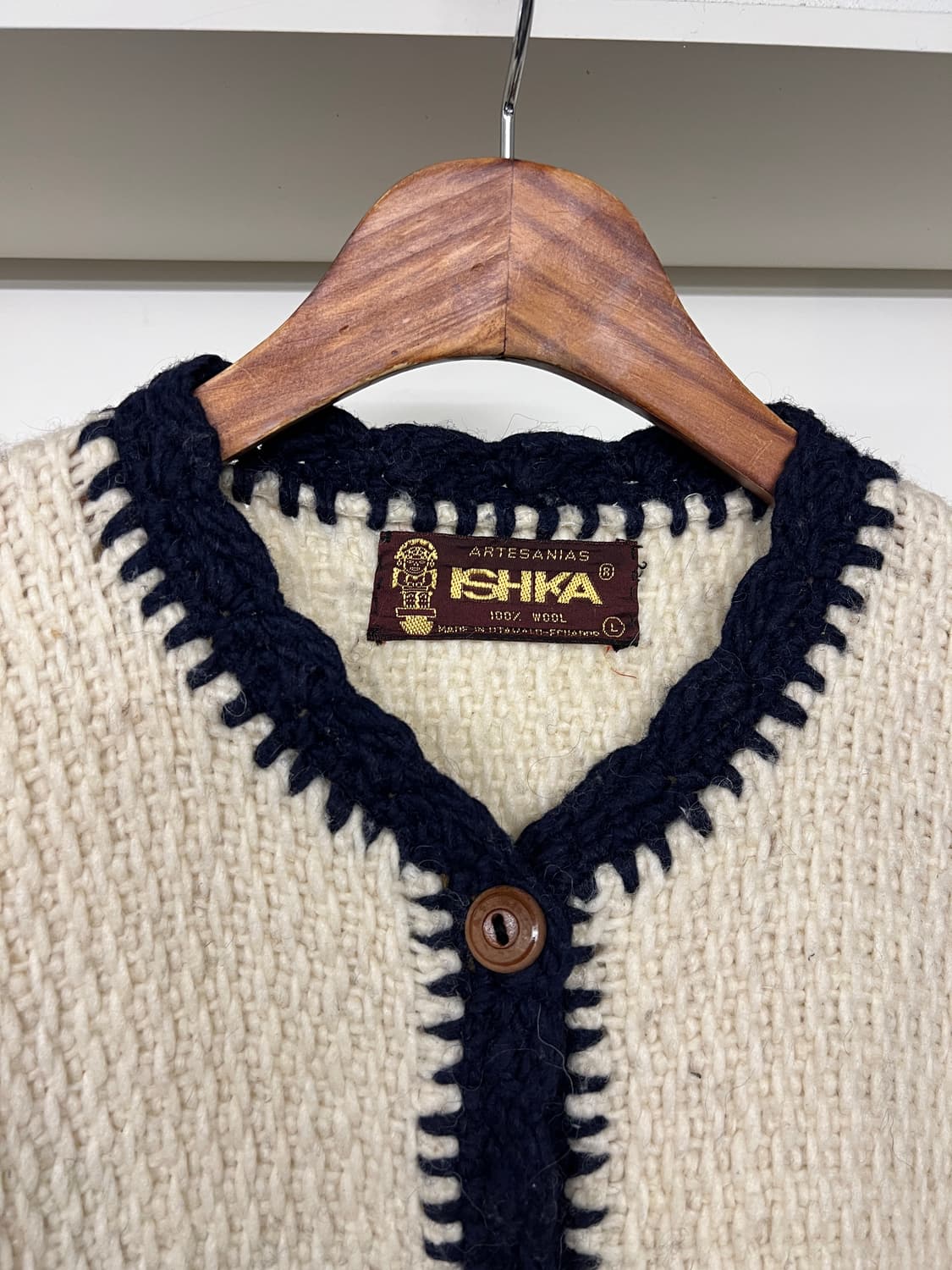 ARTESANIAS ISHKA HANDMADE 울가디건 울자켓 상품이미지6
