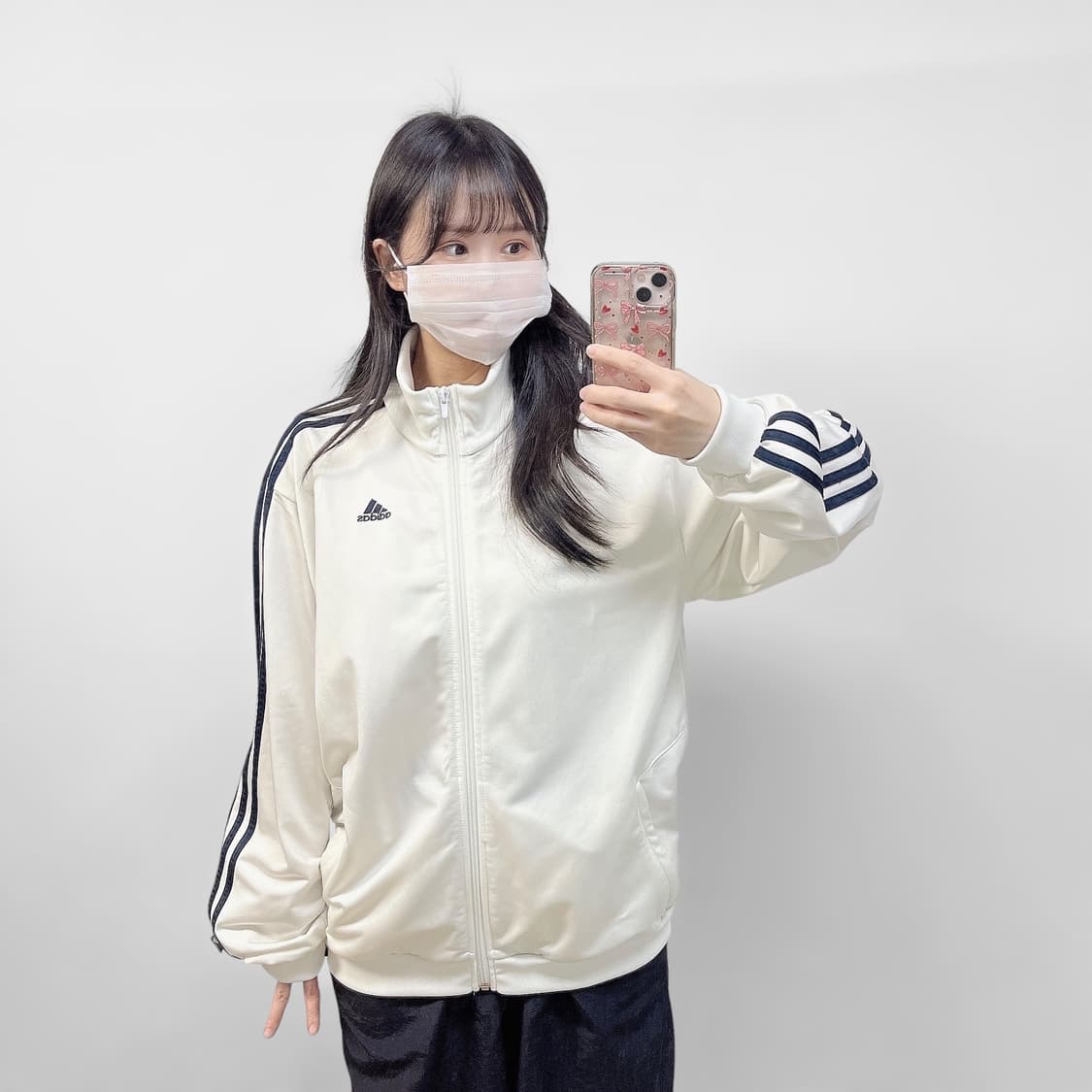 아디다스 3s 에센셜 트랙탑 져지 화이트 상품이미지1