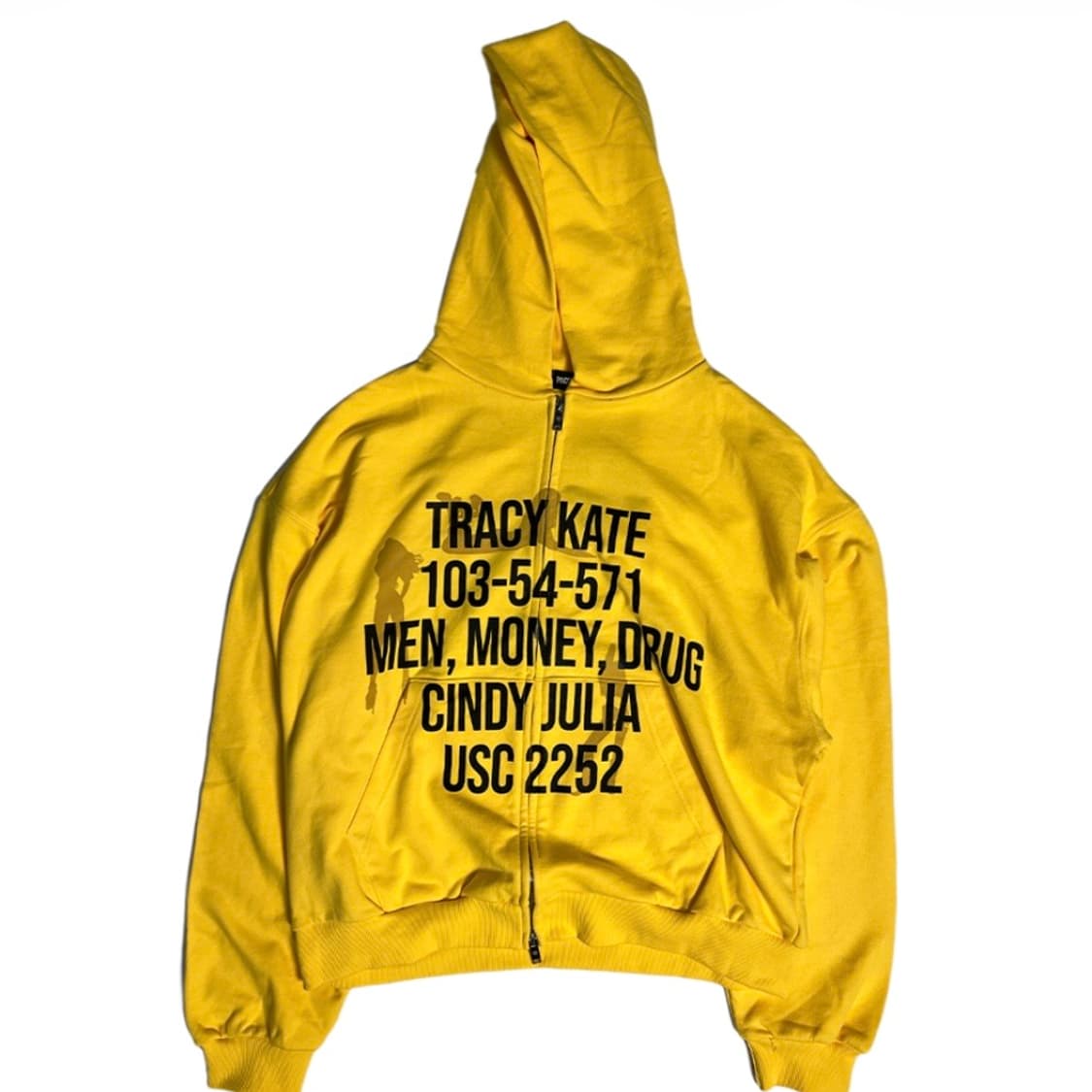 파코서플라이 Tracy Zip Up Hoodie Yellow 상품이미지1