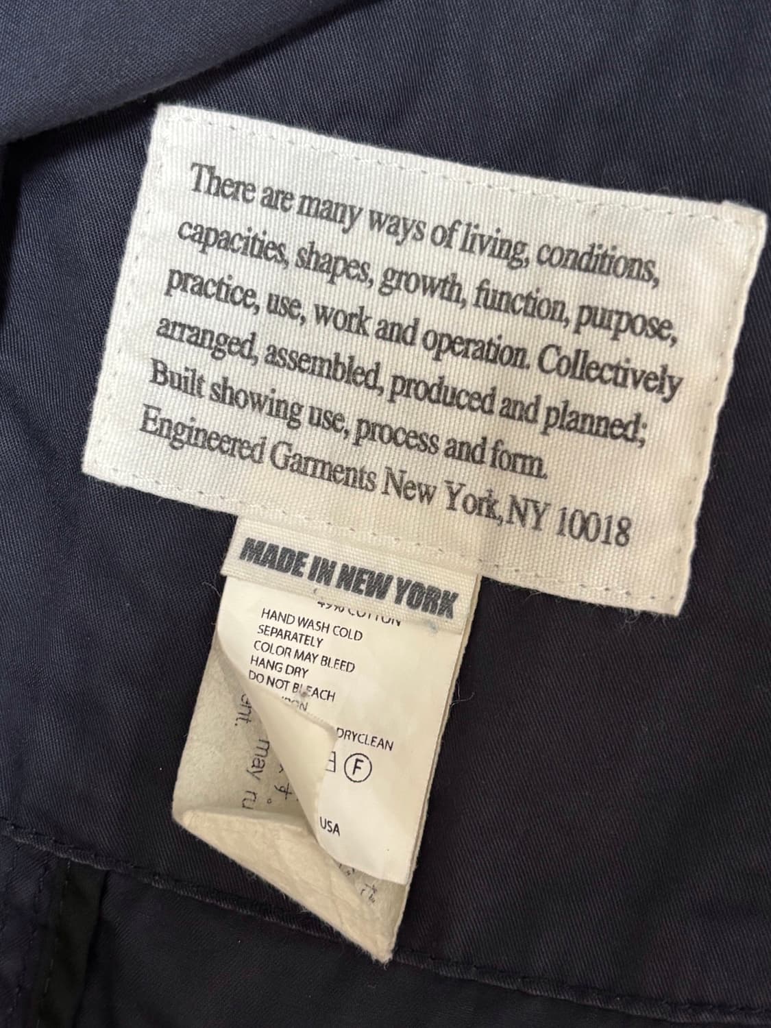 엔지니어드 가먼츠 베이커 자켓 M 상품이미지3