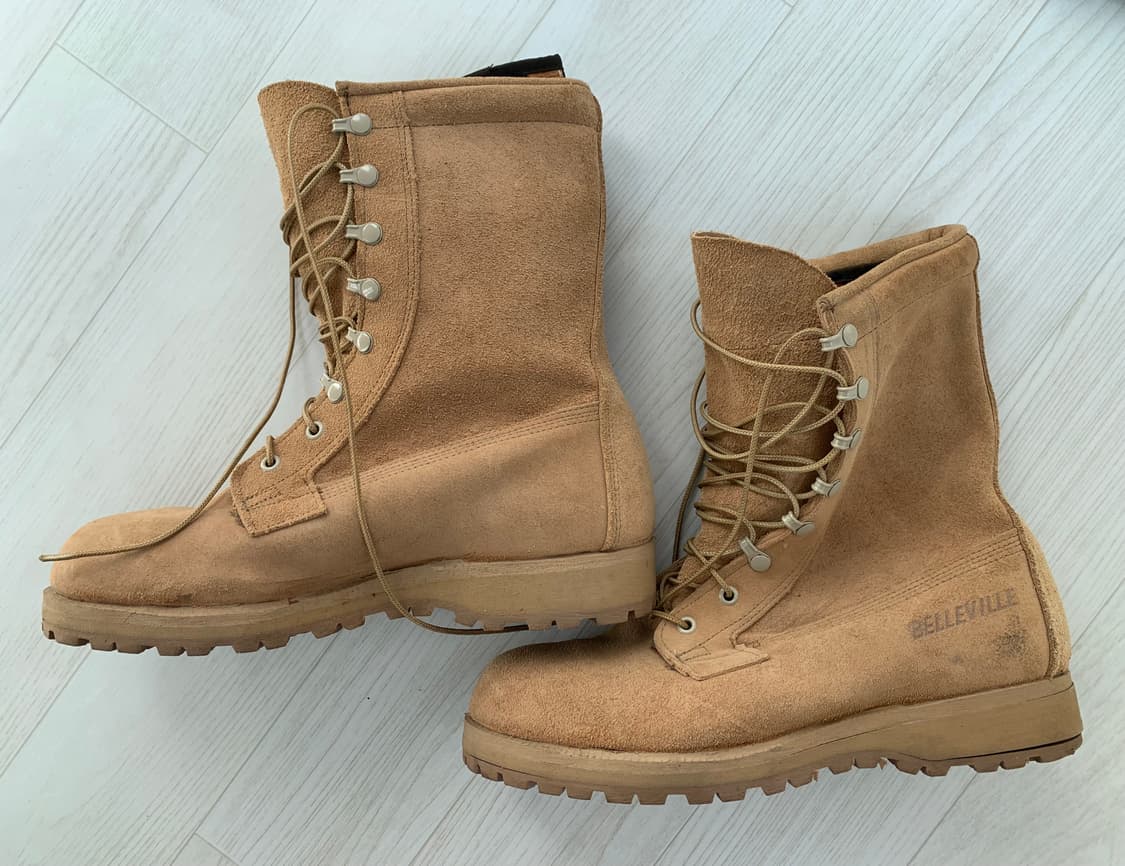 BELLEVILLE 부츠 워커 미군 사막 전투화 스웨이드 상품이미지2