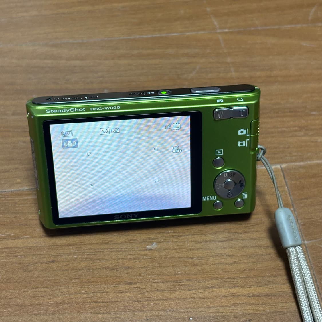 소니 사이버샷 dsc-w320 그린 일본내수용 빈티지 디카 디지털 카메라 상품이미지5