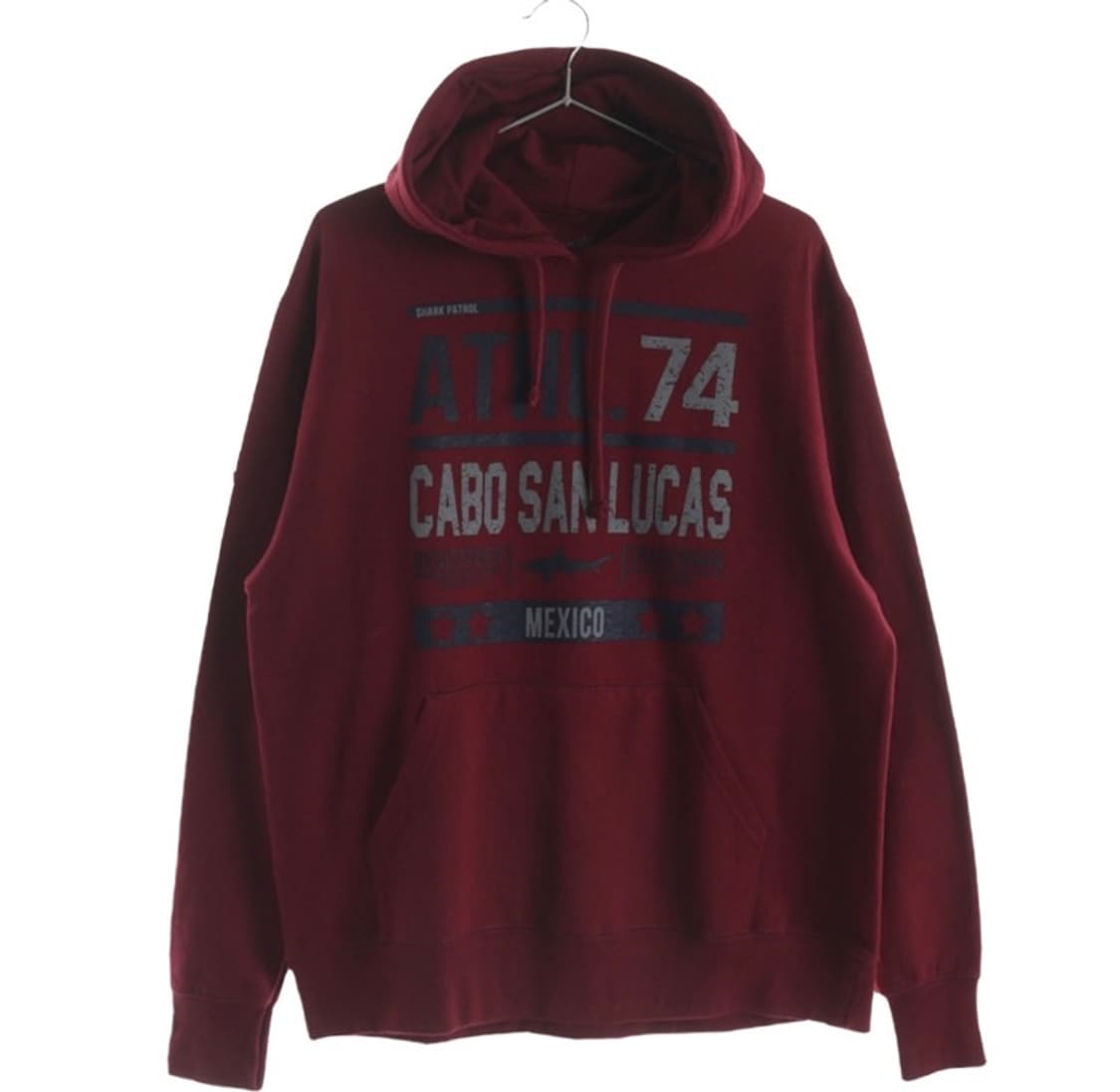 무배) 버건디 후드티 상품이미지1