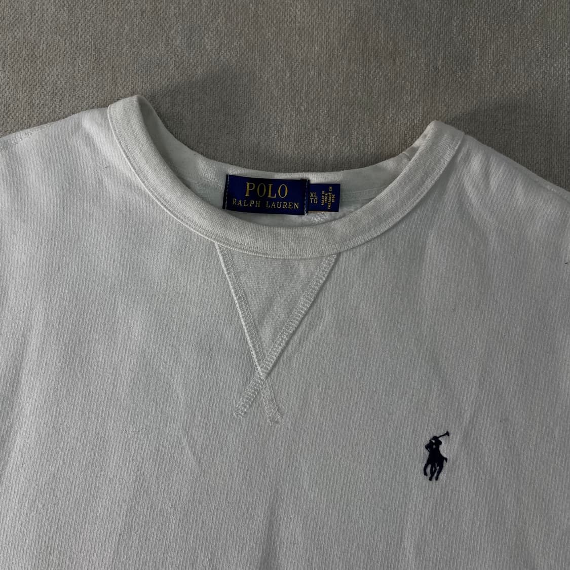 105 폴로랄프로렌 스몰포니 화이트 맨투맨  상품이미지2