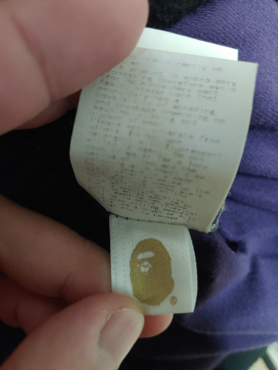 [XS] 베이프 빅 페이스 플리스 자켓 상품이미지6