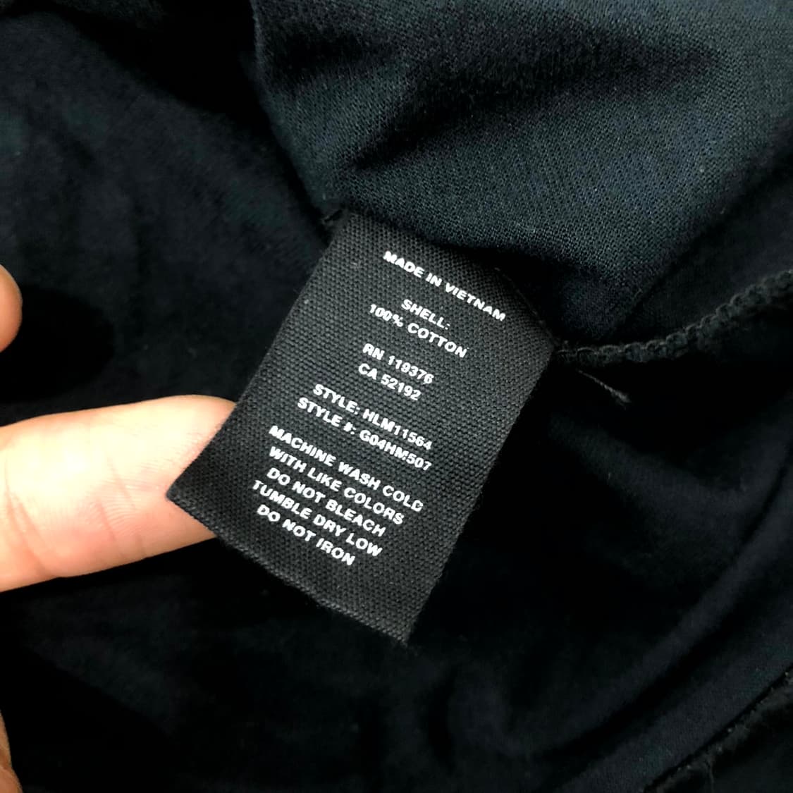 M 헬무트랭 블랙 스티치 반팔 티셔츠 상품이미지4