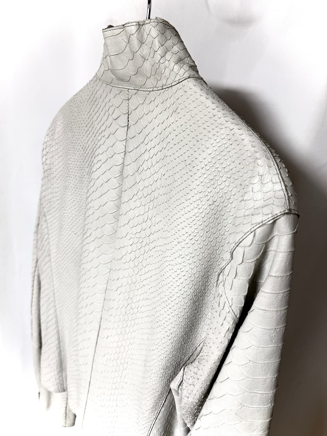 아르마니 2way 파이톤 카우하이드 스티치 라이더자켓 상품이미지8