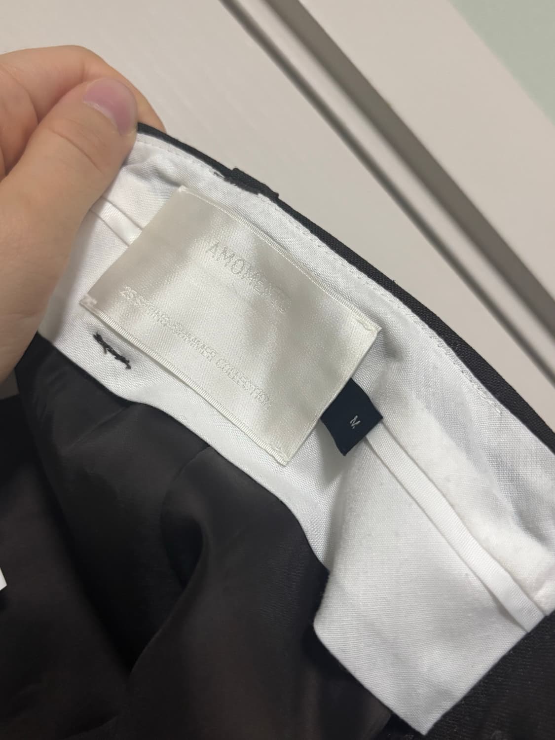 아모멘토 25ss WOOL WIDE PANTS 팬츠 상품이미지9