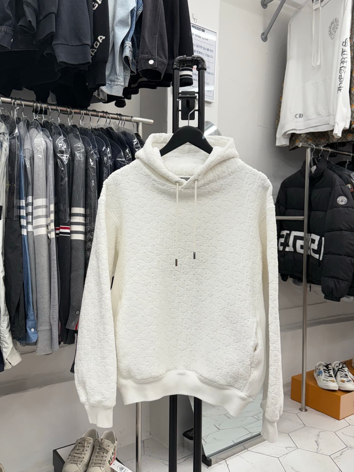 [L] 디올 오블리크 테리 후드티 상품이미지1